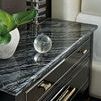 Product Image 5 for Black Marble Modern En Vogue Nightstand from Caracole