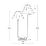 Product Image 6 for Polly Double Arm Table Lamp from Regina Andrew Design