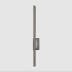 Bernard Wall Sconce against gray background showing matte metal finish and recessed LED lighting