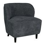Product Image 9 for Laffont Chair with Grey Fabric from Noir