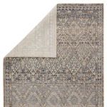 Corner fold from top side to back showing contrast between patterned front and plain backing