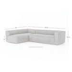 Product Image 16 for Nolita Natural Washed Sand 2-Piece Right-Sectional from Four Hands