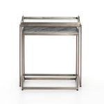 Product Image 2 for Zahra Nesting End Tables Antique Pewter from Four Hands