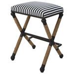 Product Image 1 for Braddock Iron & Rope Backless Black Counter Stool from Uttermost