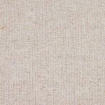Close-up of Toland sectional cream fabric basketweave texture