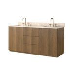 Product Image 2 for Brookhurst Satin Oak Veneer Double Vanity from Four Hands