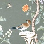 Product Image 8 for Celadon Bough Framed Silk Panel Pair from Villa & House