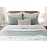 Product Image 3 for Harbour Cotton King Coverlet - Sea Glass from Pom Pom at Home