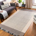 Product Image 3 for Reliance Hand-Woven Wool Brown / Cream Rug - 8'10" x 12' from Surya