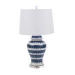 Product Image 1 for Blue & White Drip Table Lamp from Legend of Asia