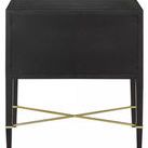 Product Image 1 for Verona Black Nightstand from Currey & Company