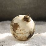 Product Image 2 for Theo Brown Marble Pattern Medium Mercury Glass Ball Ornament, Set of 4 from Park Hill Collection