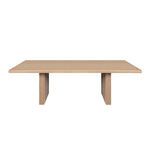 Product Image 1 for Patterson Plank Style Slatted Base Dining Table In Natural Oak from Worlds Away