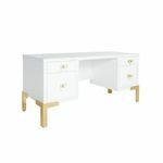 Product Image 1 for Cosby Four Drawer Desk from Worlds Away