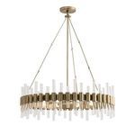 Product Image 3 for Haskell Large Antique Gold Brass Chandelier from Arteriors