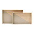 Product Image 1 for Evren Tray, Set of 2 from Currey & Company
