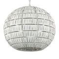 Pendant showing slightly different lighting emphasizing layered horizontal bands