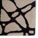 Product Image 2 for Chandler Handmade Abstract Cream/ Black Rug By Nikki Chu from Jaipur 