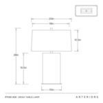 Product Image 10 for Uriah Table Lamp from Arteriors