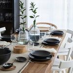 Product Image 4 for Livia Ceramic Stoneware Oval Plate, Set of 6 - Matte Black from Costa Nova