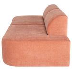 Side profile of Isla Sofa highlighting curved backrest and thick cushioned seat