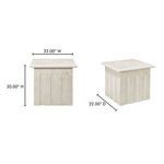 Product Image 7 for Forum Cream Marble Side Table from Moe's