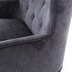 Clermont Chair - Charcoal Worn Velvet image 9