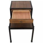 Product Image 1 for Webster Side Table, Dark Walnut With Metal from Noir