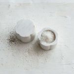 Product Image 17 for Marble Scalloped Stackable Pinch Pots W/ Lid, Set Of 2 from Creative Co-Op
