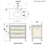 Product Image 1 for Wynn Bath Vanity from Worlds Away
