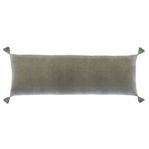Product Image 1 for Bianca 14" x 40" Cotton Decorative Body Pillow with Insert - Sage from Pom Pom at Home
