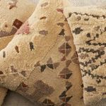 Product Image 1 for Meja Cream/ Light Pink Tribal Polyester Throw Pillow from Jaipur