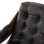 Halston Top Grain Leather Chair - Heirloom Black image 11