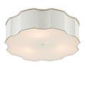 Product Image 7 for Wexford White Flush Mount from Currey & Company