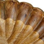 Product Image 8 for Boho Carved Wood Bowl with Scalloped Edge, Natural from Creative Co-Op