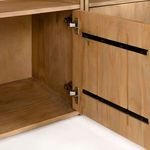 Product Image 2 for Bane Triple Bookshelf with Ladder - Smoked Pine from Four Hands