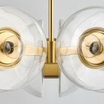 Product Image 3 for Kert 6-Light Small Chandelier - Aged Brass from Hudson Valley