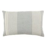 Product Image 1 for Carinda Indoor/ Outdoor Gray/ Ivory Striped Lumbar Pillow from Jaipur 