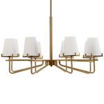Product Image 2 for Lassen 8 Light Brass Chandelier from Uttermost