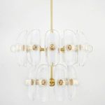 Product Image 2 for Hilo 20-Light Aged Brass Chandelier from Hudson Valley