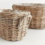Product Image 2 for Normandy Oval Basket Planters, Set Of 2 from Napa Home And Garden