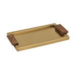 Product Image 1 for Brass Tray With Wood Handles from Elk Home