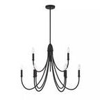 Product Image 1 for Cameron Matte Black 9 Light Chandelier from Savoy House 