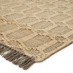 Thierry Natural Trellis Dark Taupe / Gray Area Rug image 4