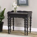 Product Image 1 for Hallee Black Rollout Desk from Uttermost