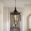 Wycombe Lantern at a slight side angle revealing curvature of frame and gold leaf inner details