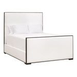 Alternate three-quarter angle highlighting footboard and headboard detailing with no bedding texture
