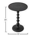 Product Image 3 for Obsidian Ripple End Table from Creative Co-Op