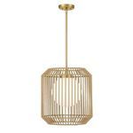 Product Image 1 for Pastis 1-Light Pendant in Warm Brass from Savoy House 