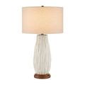 Product Image 10 for Water-borne Ceramic White Table Lamp from Currey & Company